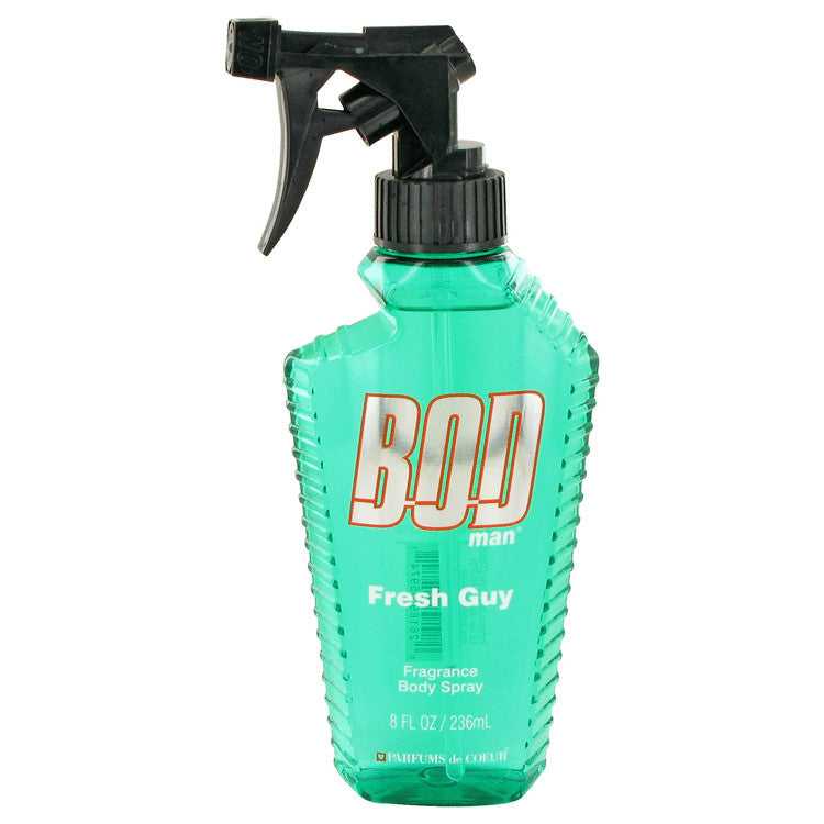 Bod Man Fresh Guy by Parfums De Coeur Fragrance Body Spray 8 oz for Men