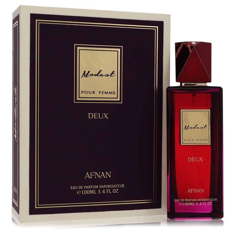 Modest Pour Femme Deux by Afnan Eau De Parfum Spray 3.4 oz for Women