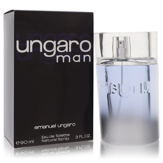 Ungaro Man by Ungaro Eau De Toilette Spray 3 oz for Men